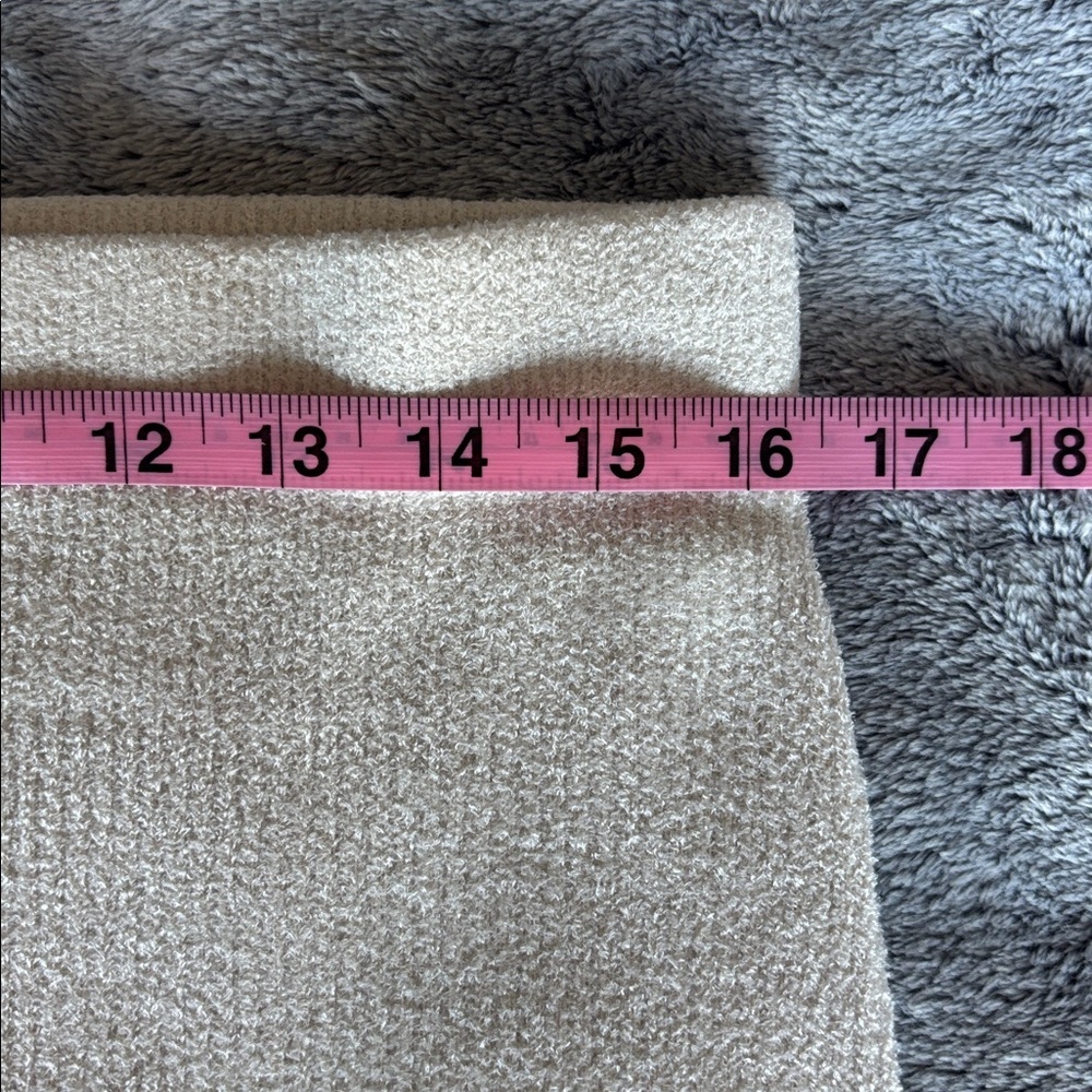 Barefoot Dreams Slim Slit Rib Pajama Pants in Almond Size X-Large NWT - Picture 7 of 10